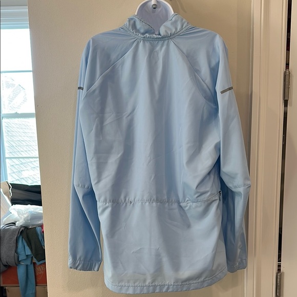 Adidas Light Blue Windbreaker Jacket- XL - Picture 6 of 7